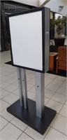 30"wX65"h Dbl Sided Advertising Stand