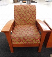 Wood Chair Cushioned Seat