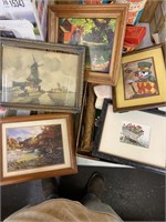 Antique pictures, etc