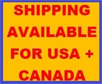 WE DO SHIPPING  CANADA + USA............
