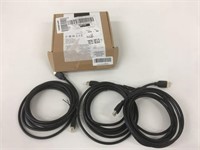 3 AmazonBasics 10ft HDMI Cables