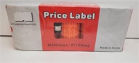 NEW - 25,000 Price Label with ink refill