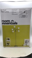 Room essentials 5-head floor lamp