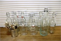 Vintage bottle grouping