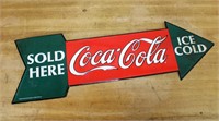 90,s Cocal-Cola metal sign