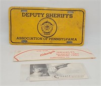 Alderfer's Shooflys Bakery Hat, Dept. Sheriffs Pla