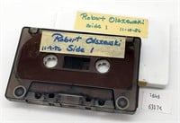 Artist Robert Olszewski Cassette Tape Recordings 1