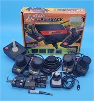 Atari Flashback Game System & Vintage Paddles ++