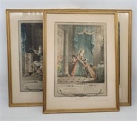 3 Framed French Prints