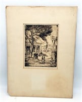 Susette Inloes Schultz Keast Etching Corner In Old