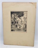 Susette Inloes Schultz Keast Etching Corner In Old