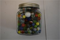 Jar of Assorted Marbles