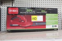 TORO 20V CORDLESS BLOWER