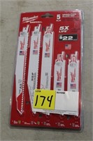 MILWAUKEE 5PC SAWZALL BLADE SET