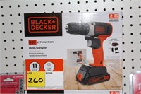 B&D 20V DRILL/DRIVER