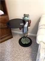 Adorable Frog Butler Stand with tray
