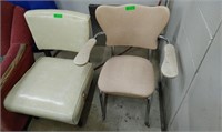 Pleather Chair, with Cushioned Arm Chair