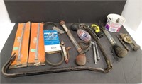 Crow Bar, Belt, and More Tools
