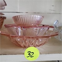 PINK DEPRESSION BOWLS