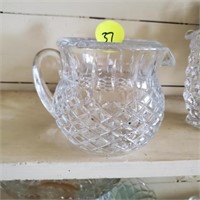 HEAVY CRYSTAL WATER PITCHER