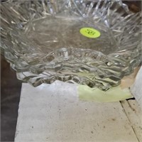 3 GLASS PLATTERS