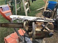 Stihl 14” chainsaw with extra bar and chain