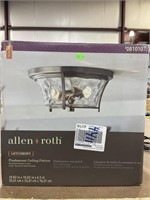 Allen and Roth flush mount ceiling fixture brush