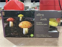 Allen and Roth three count mushroom lights