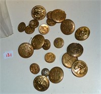 Vintage miltary Buttons