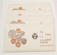 (4) 1992 Mint Sets
