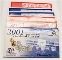 2001, (2) ’02 Mint Sets