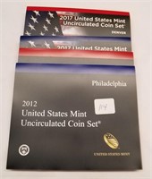2012, ’17 Mint Sets