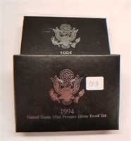 1994, ’95 Premier Silver Proof Sets