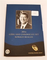 2016 Ronald Reagan Coin/Chronicles Set