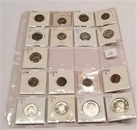 17 Mixed U.S. Coins