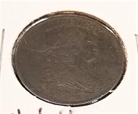 1804 Half Cent Crosslet 4/Stems F-Dark