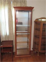 Curio Cabinet w/Mirrored Back