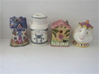 4 Cookie Jars