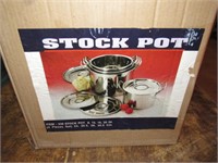 4 Stainless Steel Stock Pots 8-20QT.