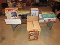 Selection of Housewares + Farm Bench