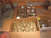 4 Boxes Clear Jars