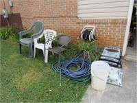 Gardening Supplies + Patio Chairs