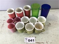 PLASTIC GLASSES AND CUPS