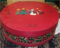 Vintage Decorated Cheese Box