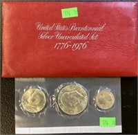 Bicentennial Silver Uncirculated Coin Set