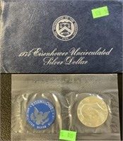 1974 Eisenhower Uncirculated Silver Dollar