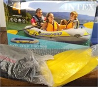 New In Box Explorer Pro 400, 4 Person Boat Set
