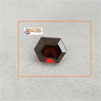 2.34CT Blood Red Garnet Hexagon Marquise Cut Nice!