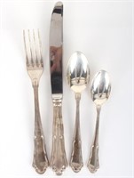 WALLACE BAROCCO 4 PC STERLING SILVER PLACE SETTING
