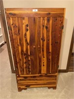 Two-Door Wooden Wardrobe